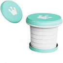 SunnySmile Travel Potty for Toddler, Portable and Foldable Toilet, Apply to Seat Emergency Toilet for Car, Camping, Outdoor, Indoor (green, large) by TinyTreasures Baby Boutique