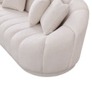 Maximilian - Modern Japandi Style Tight Back Boucle Couches by HouseOfZazla