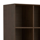 Banting - 9 Cube Bookcase With Drawers - Walnut Brown by HouseOfZazla