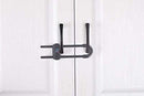 Baby Proofing Cabinet Locks | Adjustable U Shaped Baby Safety Latches for Drawers, Fridge, Closet |Modern Baby Proofing Cabinet Lock with Extra Secure Lock Buttons (Pack of 4) by TinyTreasures Baby Boutique