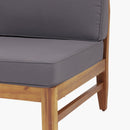 Aston 4 Piece Sofa Set - Dark Gray by HouseOfZazla