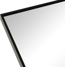 24x36 Inch Black Metal Framed Arched Bathroom Mirror by HouseOfZazla