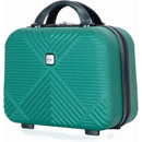 2Piece Luggage Sets ABS Lightweight Suitcase, Spinner Wheels, (20/14) DARK GREEN
