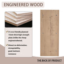 Modern Wall Mounted Bathroom Vanity With Sink And Storage Rack Soft Close Doors Plywood - Imitative Oak by HouseOfZazla