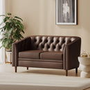 Sophisticated Loveseat With Diamond Stitched Detailing by HouseOfZazla