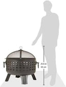 Amazon Basics 27 inch Steel Round Lattice Fire Pit by GreenHaven Gardens