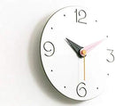 Stephanie Imports Modern Minimalist Pink & Black Wall Clock by CozyNest Decor