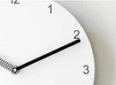 Stephanie Imports Modern Minimalist White & Black Wall Clock by CozyNest Decor