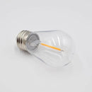 Hometown Evolution, Inc. E26 Commercial String Lights with 16 Gauge Wire (S14 LED Plastic, 50 Foot 25 Socket) by GreenHaven Gardens