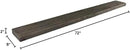 joelsantiques 72 Inch Wooden Floating Shelves for Wall - 72x8x2 in - Made of Natural Wood - Long Wall Shelves for Bedroom - Perfect for Living Room, Kitchen - Made in USA - Gray by CozyNest Decor
