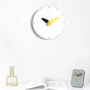 Stephanie Imports Modern Minimalist Yellow & Black Wall Clock by CozyNest Decor