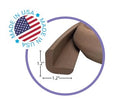 Kidkusion Baby Proof Edge Guards for Safety | Made in The USA | 18 Feet | Brown | Edge Protectors for Furniture, Tables, Fireplaces | Heavy Duty Tape Included by TinyTreasures Baby Boutique