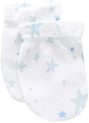 Unisex Baby Cotton Scratch Mittens For Newborn Baby Boys Girls Mittens Accessory 0-6 Months by TinyTreasures Baby Boutique