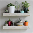 Urban Legacy Reclaimed Barnwood Planks | Floating Shelves for Wall w/Flush Mount Shelf Bracket Set Included | Set of 2 (White Wash, 18"x 7"x 2") by CozyNest Decor
