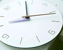 Stephanie Imports Modern Minimalist White & Pastel Purple Silent Wall Clock by CozyNest Decor