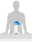 Pentair Pentek 166219 Big Clear Filter Housing, 1" NPT