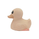 HEVEA Kawan Mini Rubber Duck - 100% Natural Rubber Baby Bath Toy - Eco Friendly, Perfect for Playing, Teething, and Bathing - Mold Free Bath Toys - Choco Latte by TinyTreasures Baby Boutique