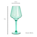European Style Crystal, Stemmed Wine Glasses