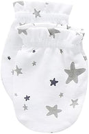 Unisex Baby Cotton Scratch Mittens For Newborn Baby Boys Girls Mittens Accessory 0-6 Months by TinyTreasures Baby Boutique