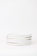 Sonnet Dinner Plate - Matte White/Glossy White - Set of 6