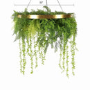 Imitation Gold Artificial Hanging Green Wall Disc 32in – Limited Edition – UV Resistant by Designer Plants USA
