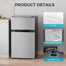 3.2 Cu.Ft Mini Fridge with Freezer, Double Door Compact Refrigerator 58087RRE0