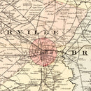 Vintage Map of Anderson County, South Carolina 1897