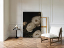 Ivory Roses in Baroque Shadow