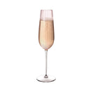 Round Up Dusty Rose Set of 2 Sparkling wine glasses by NUDE USA