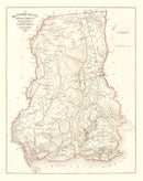 Vintage Map of Beaufort County, South Carolina 1873