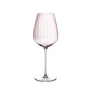 Round Up Dusty Rose Set of 2 White wine glasses by NUDE USA