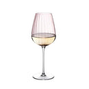 Round Up Dusty Rose Set of 2 White wine glasses by NUDE USA