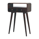 Solid Wood Curved Console Table by HouseOfZazla