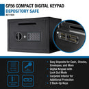 Compact Keypad Depository Safe - Black by HouseOfZazla