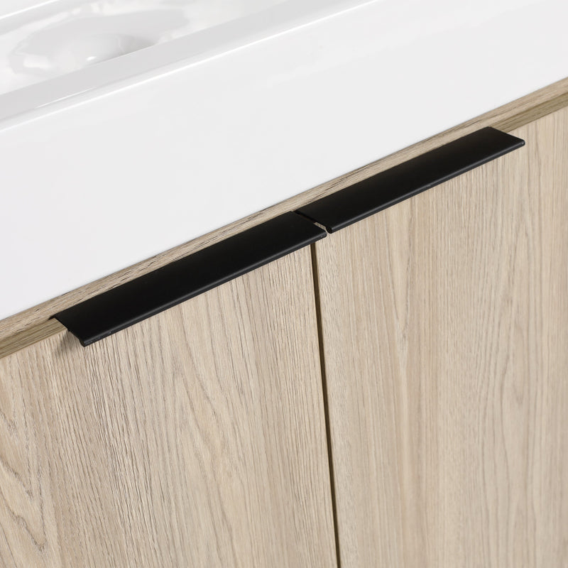 24 Inch Bathroom Vanity With Ceramic Basin (KD-Packing)