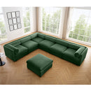 Contemporary Elegant Sofa With Storage And Ottoman by HouseOfZazla