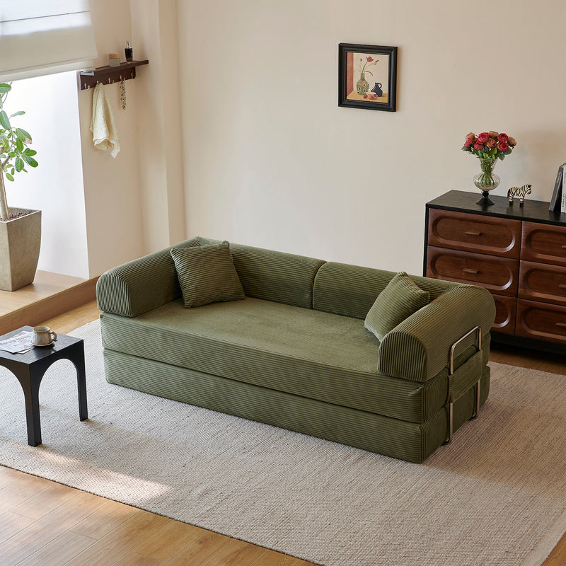78.8" Compression Sofa - Convertible Floor Sofa Bed, photo 4 of 10