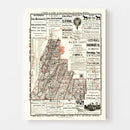 Vintage Map of Walker County, Georgia 1893