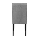 5 Piece Round Dining Table Set, Modern Table And 4 Upholstered Chairs For Dining Room by HouseOfZazla