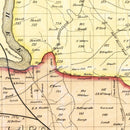 Vintage Map of Fulton County, Georgia 1872