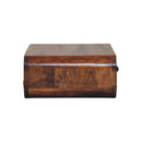 Solid Wood Avora Wall-Mounted Nightstand, 1-Drawer, Honey