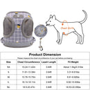 Pet Mesh Harness Dog Leash Set Reflective Chest Strap Adjustable Puppy Vest For Puppies Breeds Dogs Cats Walking Outdoor