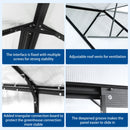 Polycarbonate house Raised Base And Anchor Aluminum Heavy Duty Walk-In houses For Outdoor Backyard In All Season