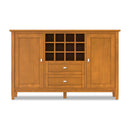 Warm Shaker - Storage Cabinet With Wine Rack - Brown