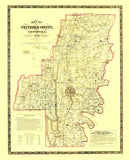 Vintage Map of Whitfield County, Georgia 1879