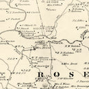 Vintage Map of Barren County, Kentucky 1879