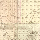 Vintage Map of Volusia County, Florida 1879