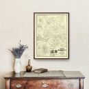 Vintage Map of Barren County, Kentucky 1879