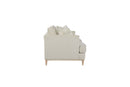 Loveseat With 2 Reversable Cushions And 2 Pillows - Off White by HouseOfZazla