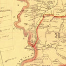 Vintage Map of Boyle County, Kentucky 1876